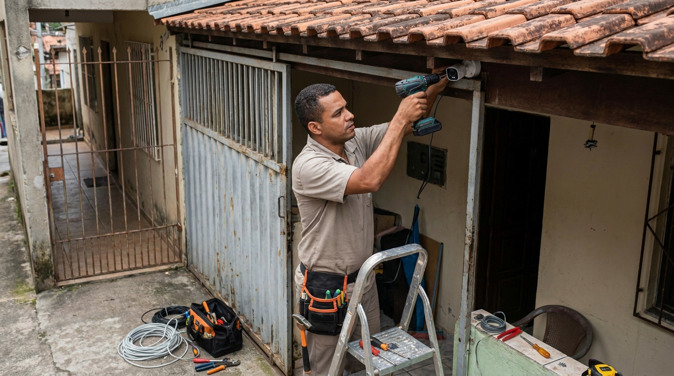 Instalação de Câmera Residencial em Iputinga, Recife‑PE