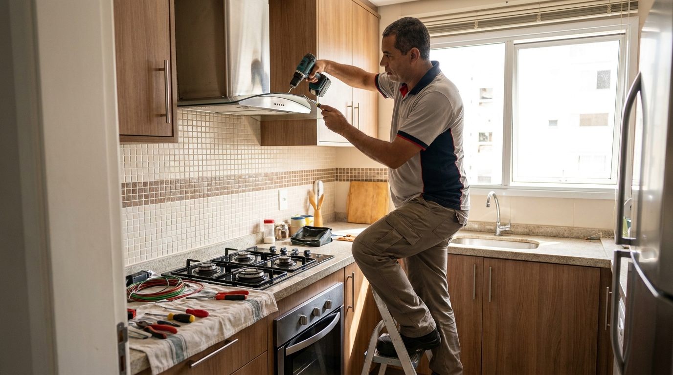 Instalação de Exaustor em Iputinga, Recife‑PE
