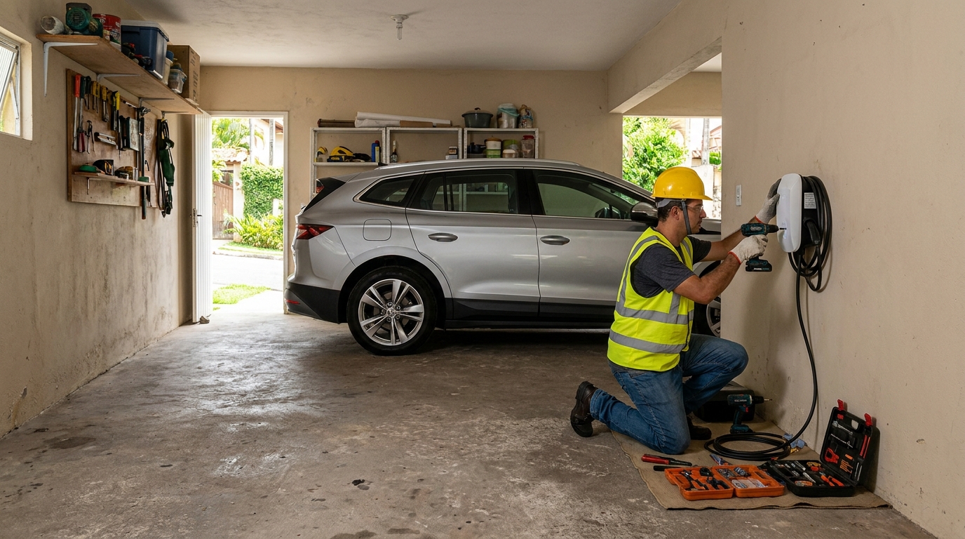 Instalação em Garagem ou Condomínio em Iputinga, Recife‑PE