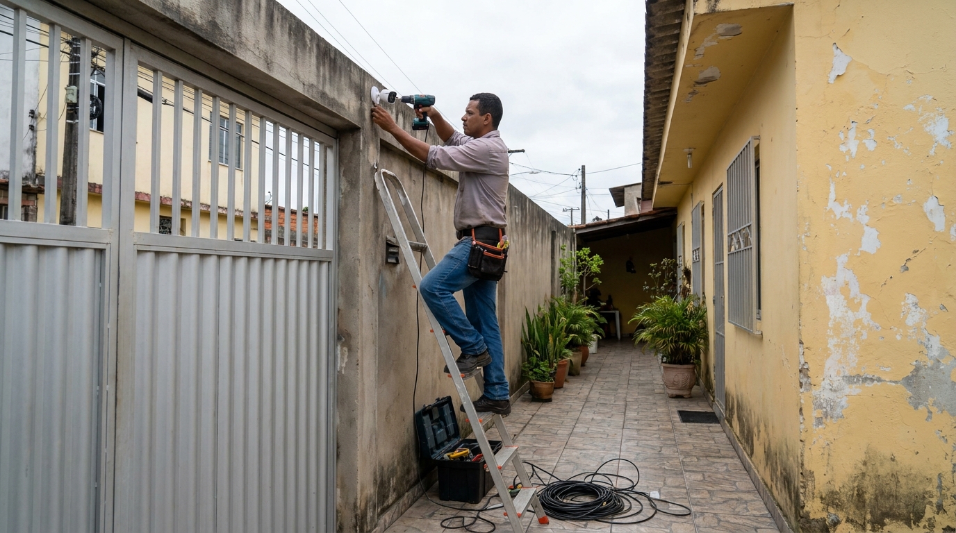 Passagem de Cabeamento em Iputinga, Recife‑PE