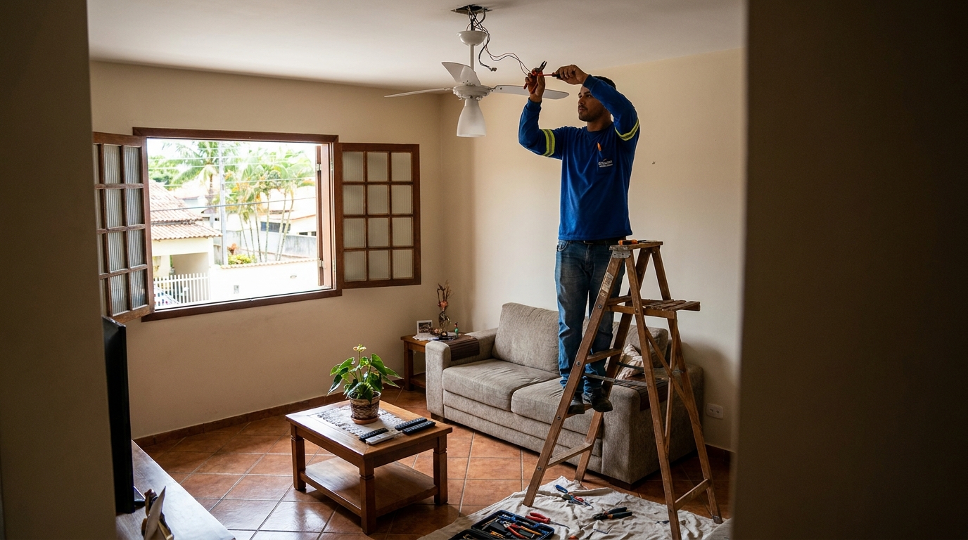 Reforço de Suporte no Teto em Iputinga, Recife‑PE