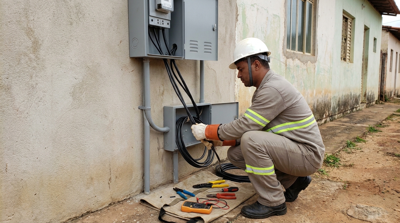 Regularização de Entrada de Energia em Iputinga, Recife‑PE