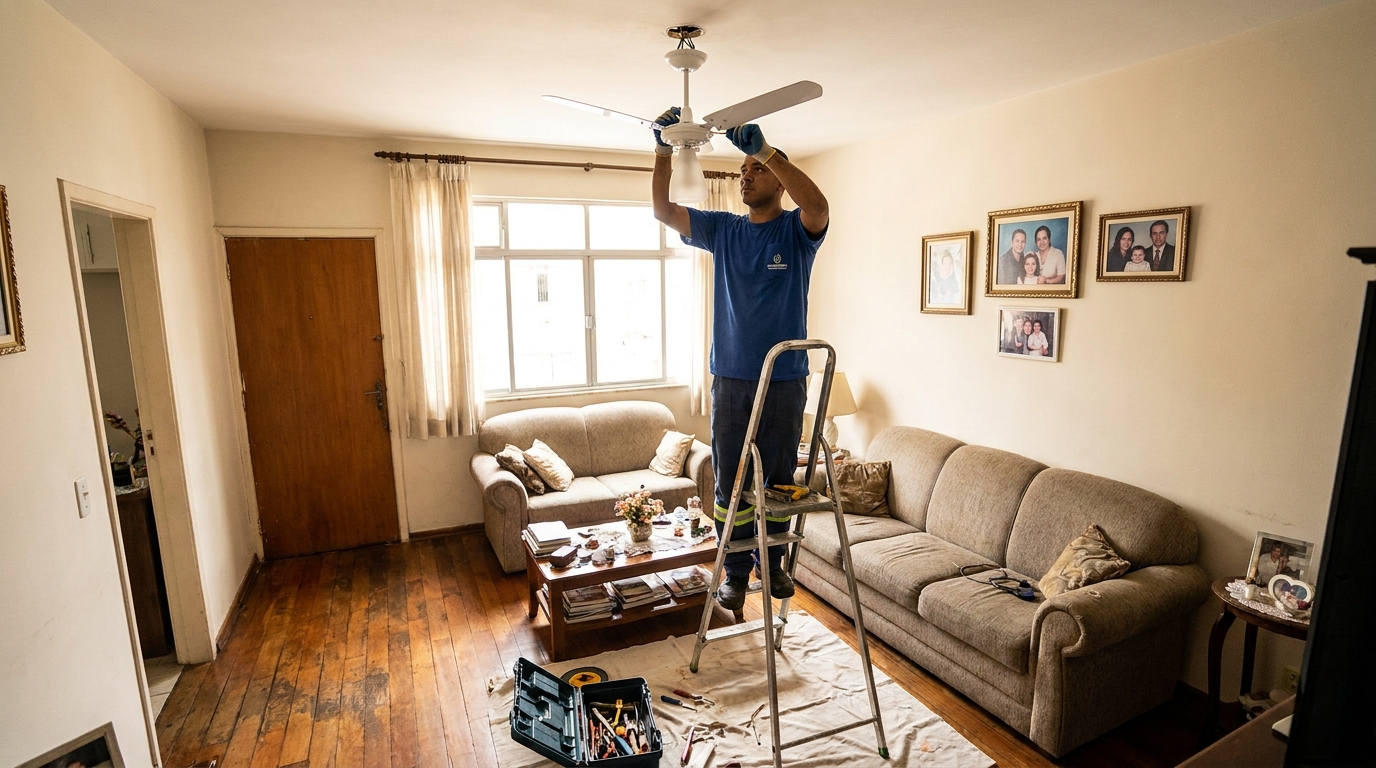 Substituição de Ventilador em Iputinga, Recife‑PE